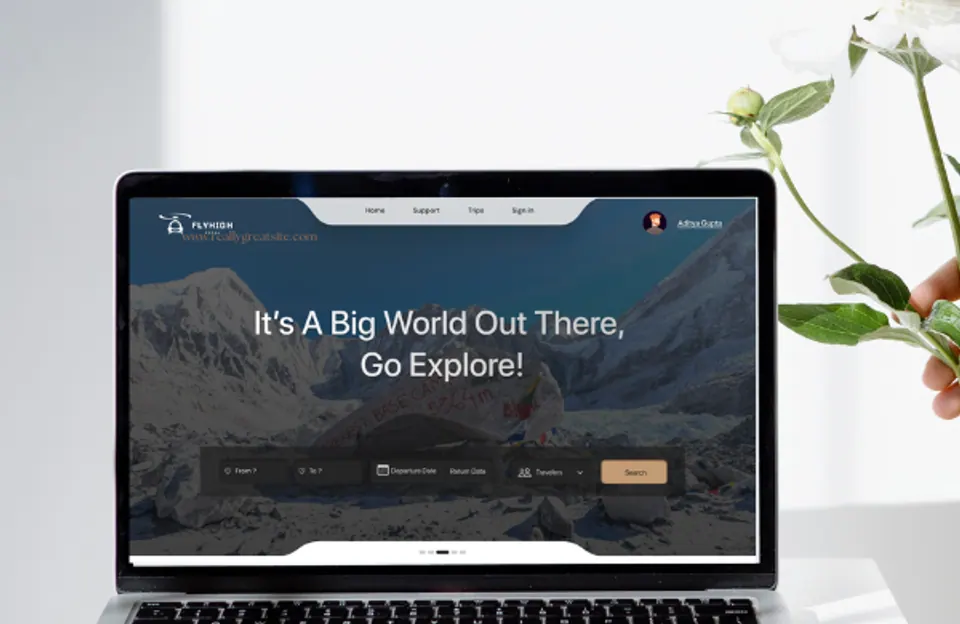 Fly High helicopter booking product