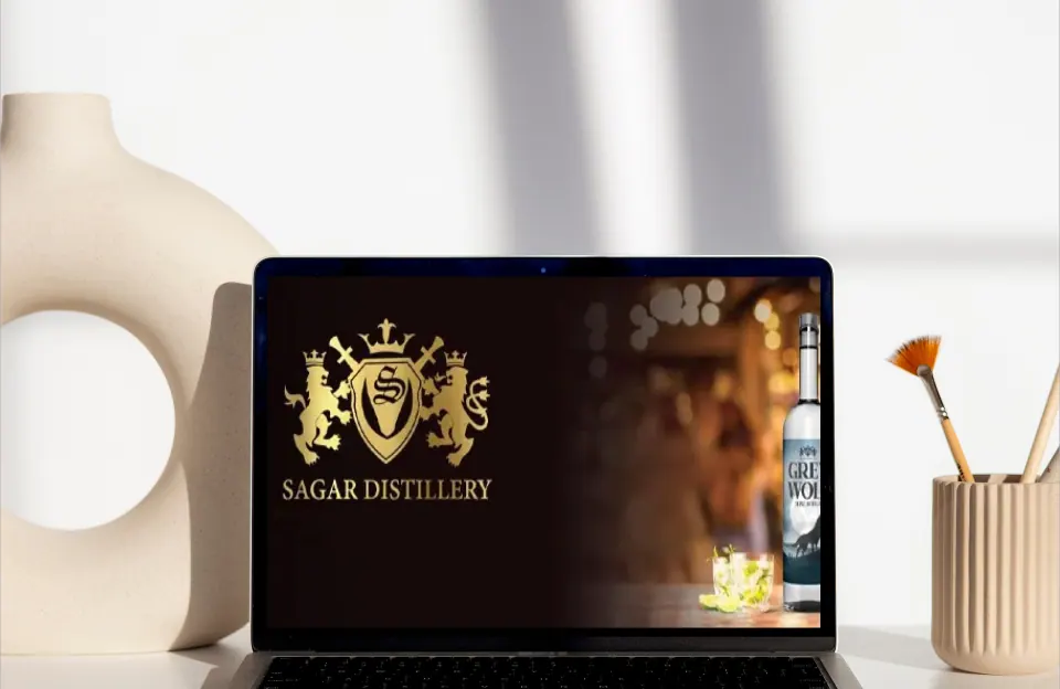 Sagar Distilleries corporate website design